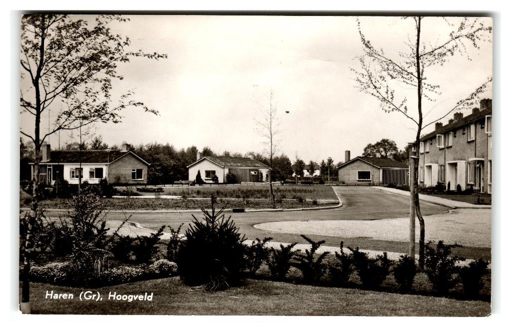 Haren, Hoogveld, Verzenden, 1960 tot 1980, Gelopen, Groningen