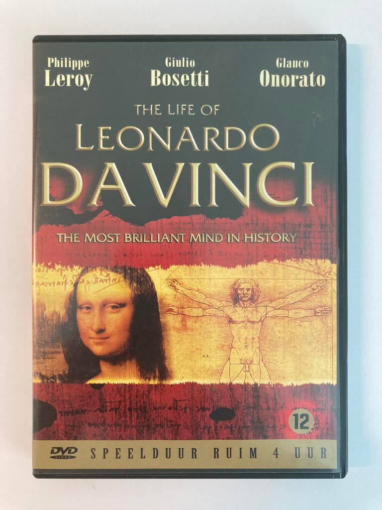 La Vita di Leonardo da Vinci, 1971 / 2x DVD / TV Mini Serie, Vanaf 12 jaar, Ophalen of Verzenden, Zo goed als nieuw, Biografie