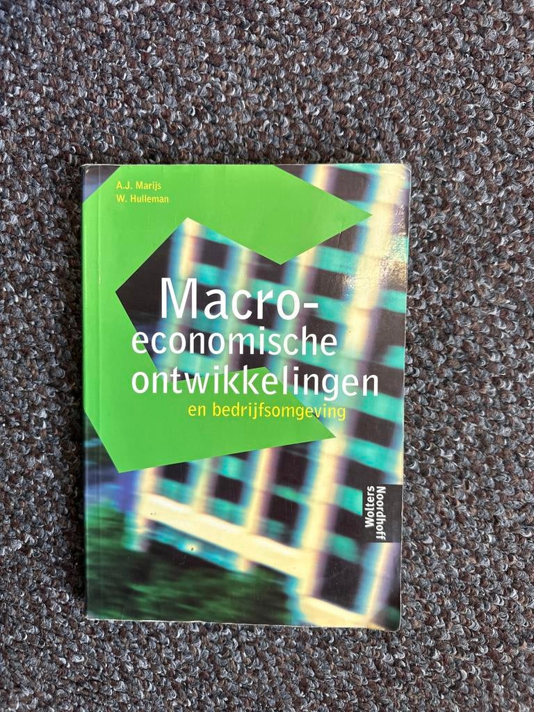 Wim Hulleman - Macro economische ontwikkelingen, Wim Hulleman; A.J. Marijs, Verzenden, Zo goed als nieuw, Nederlands