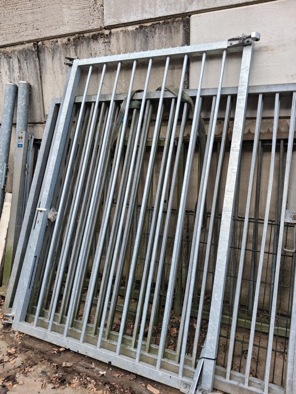 gegalvaniseerde draaipoort 159x238cm bxh, Ophalen, IJzer
