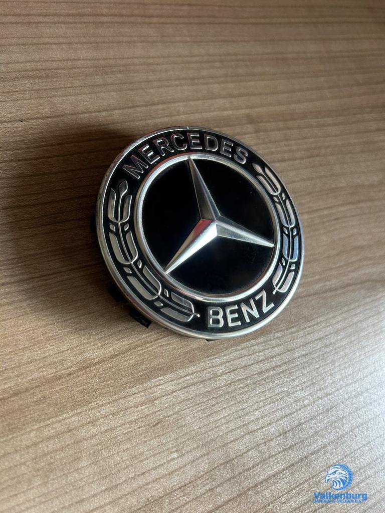 ORIGINELE Mercedes Benz naafkap naafdop zwart chroom NIEUW M
