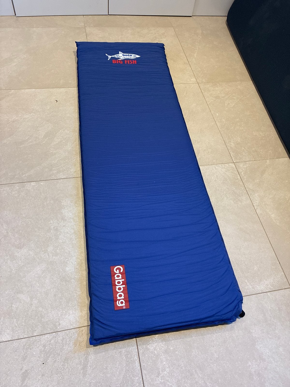 Gabbag Big Fish zelfopblaasbaar slaapmatje 2x, Caravans en Kamperen, Ophalen of Verzenden, Gebruikt, 1-persoons