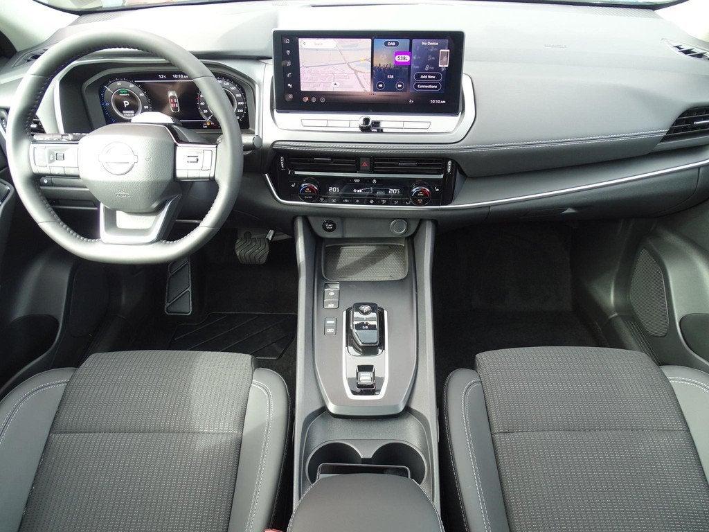 Nissan Qashqai 1.5 e-Power N-Connecta 10 jr garantie! | COLD, Auto's, Nissan, 1498 cc, Leder en Stof, Zwart, Nieuw