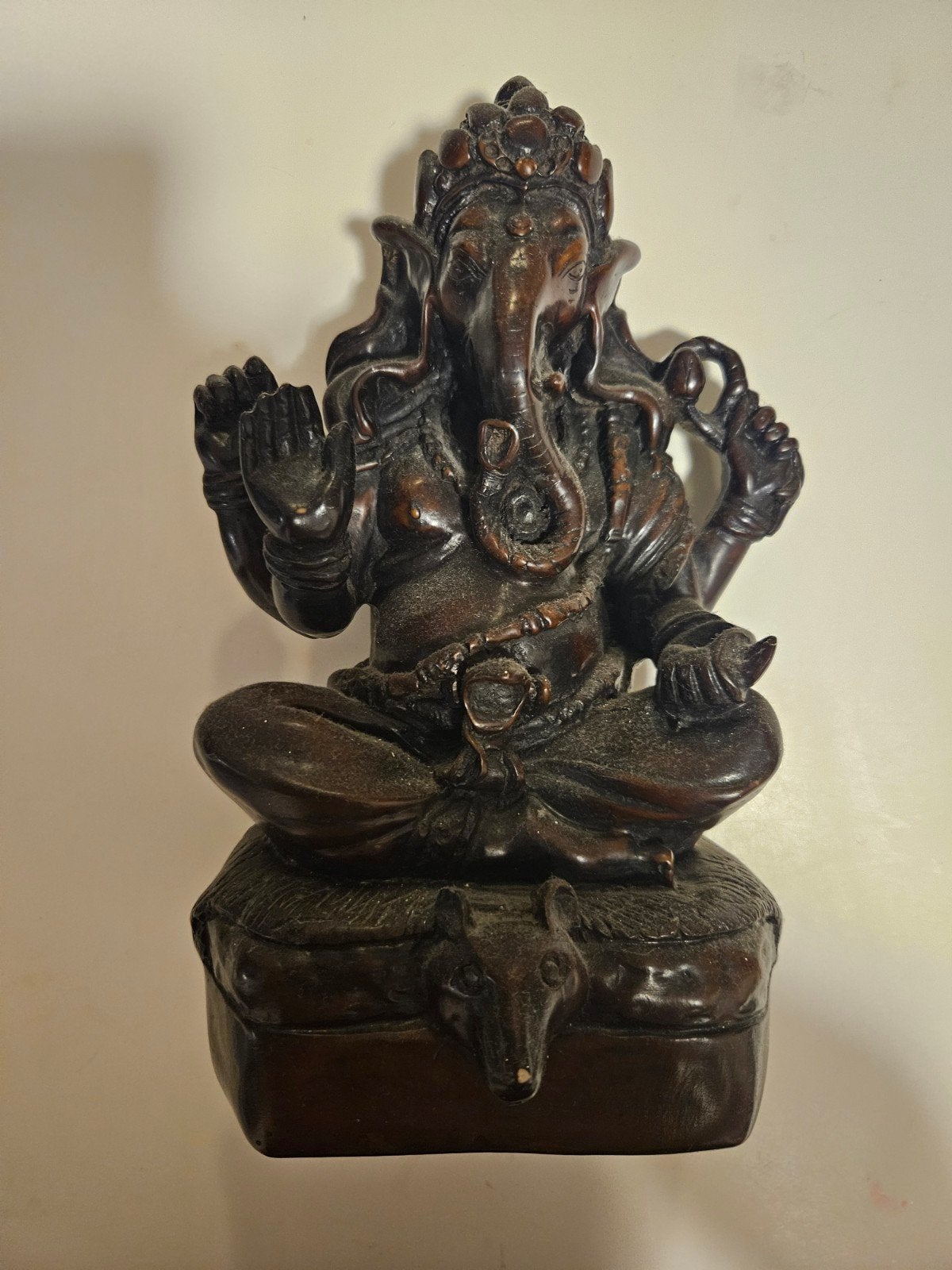 Ganesha beeldje - Hindoestaanse god van wijsheid, Antiek en Kunst, Ophalen of Verzenden