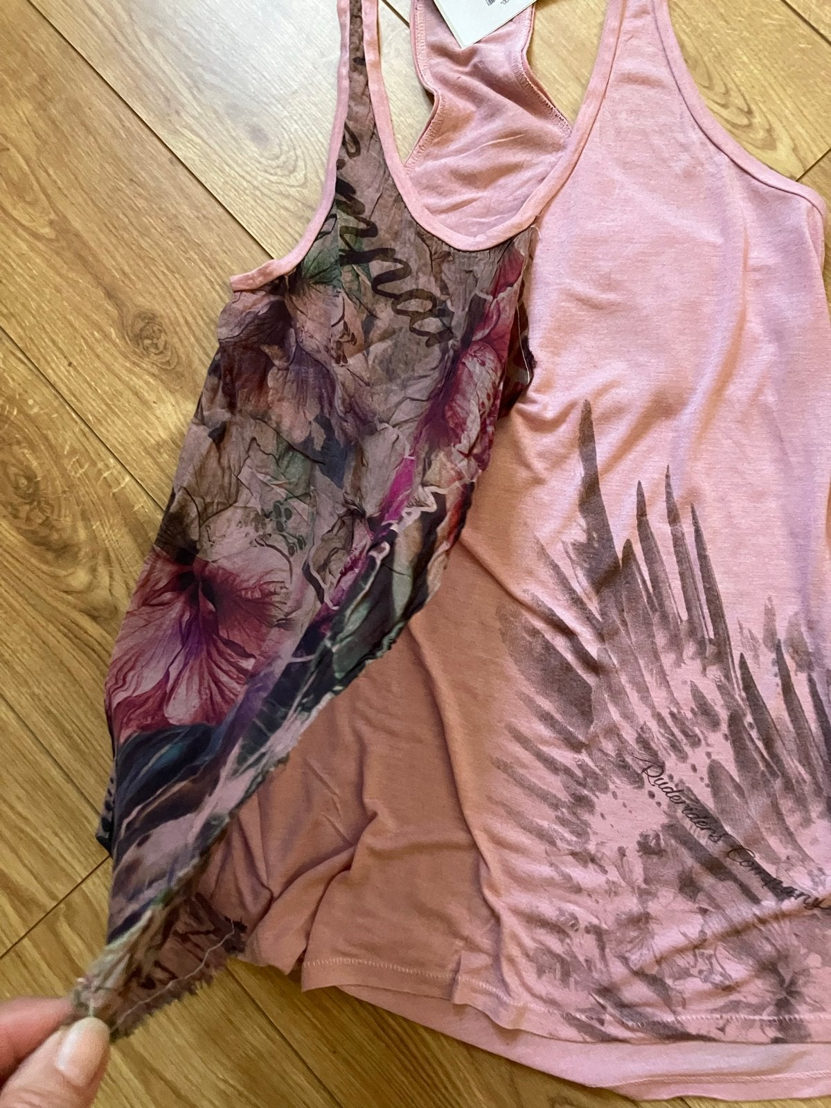 Top Rude Riders maat XS/S nieuw, Kleding | Dames, Nieuw, Ophalen of Verzenden, Roze, Zonder mouw