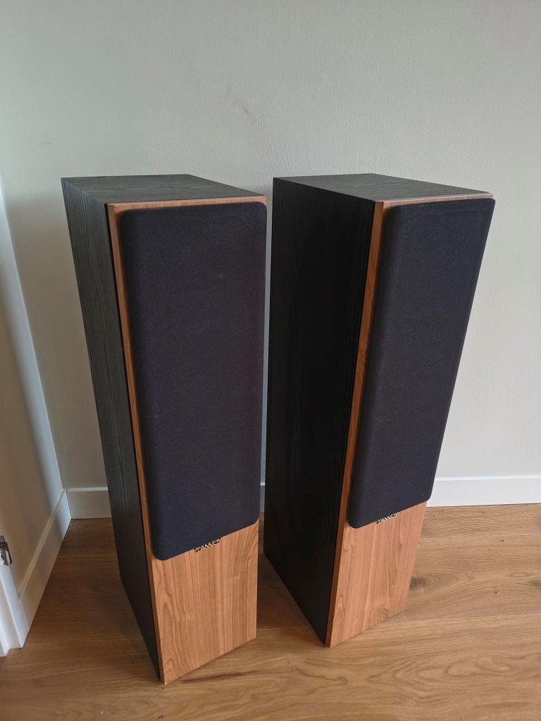 Tannoy luidsprekers vloerstaanders, Vloerstaande luidspreker, Gebruikt, Inclusief kabels, Ophalen