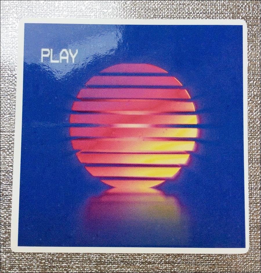 SUN VHS Synthwave Outrun Vaporwave aesthetic Sticker, Verzenden, Nieuw, Bedrijf of Vereniging