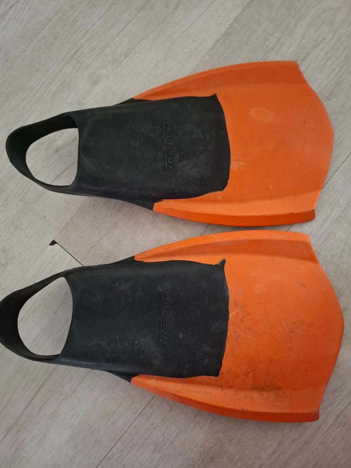 Tribord zwemvliezen / flippers maat 36-37, Ophalen, Gebruikt, Snorkelvinnen