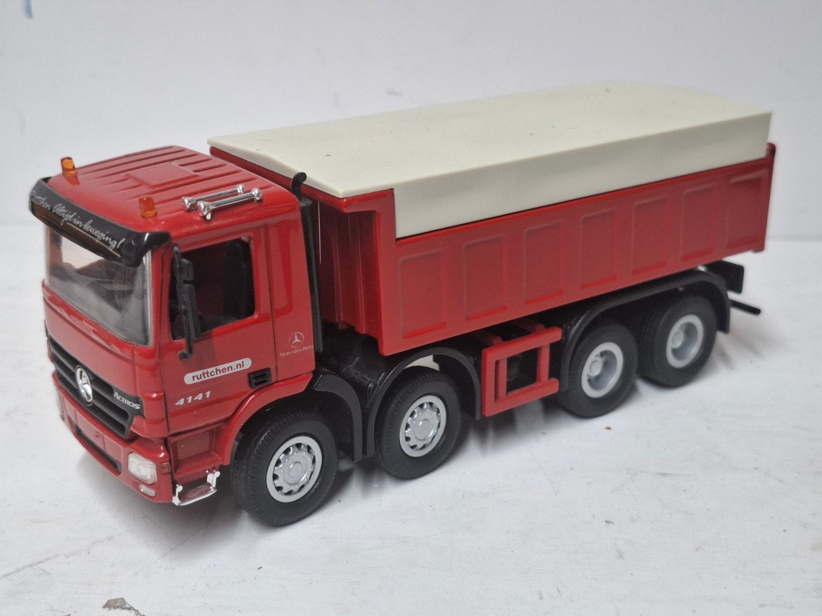 Mercedes-Benz Actros 4 assige kipper NZG, Ophalen of Verzenden, Zo goed als nieuw, Bus of Vrachtwagen, NZG