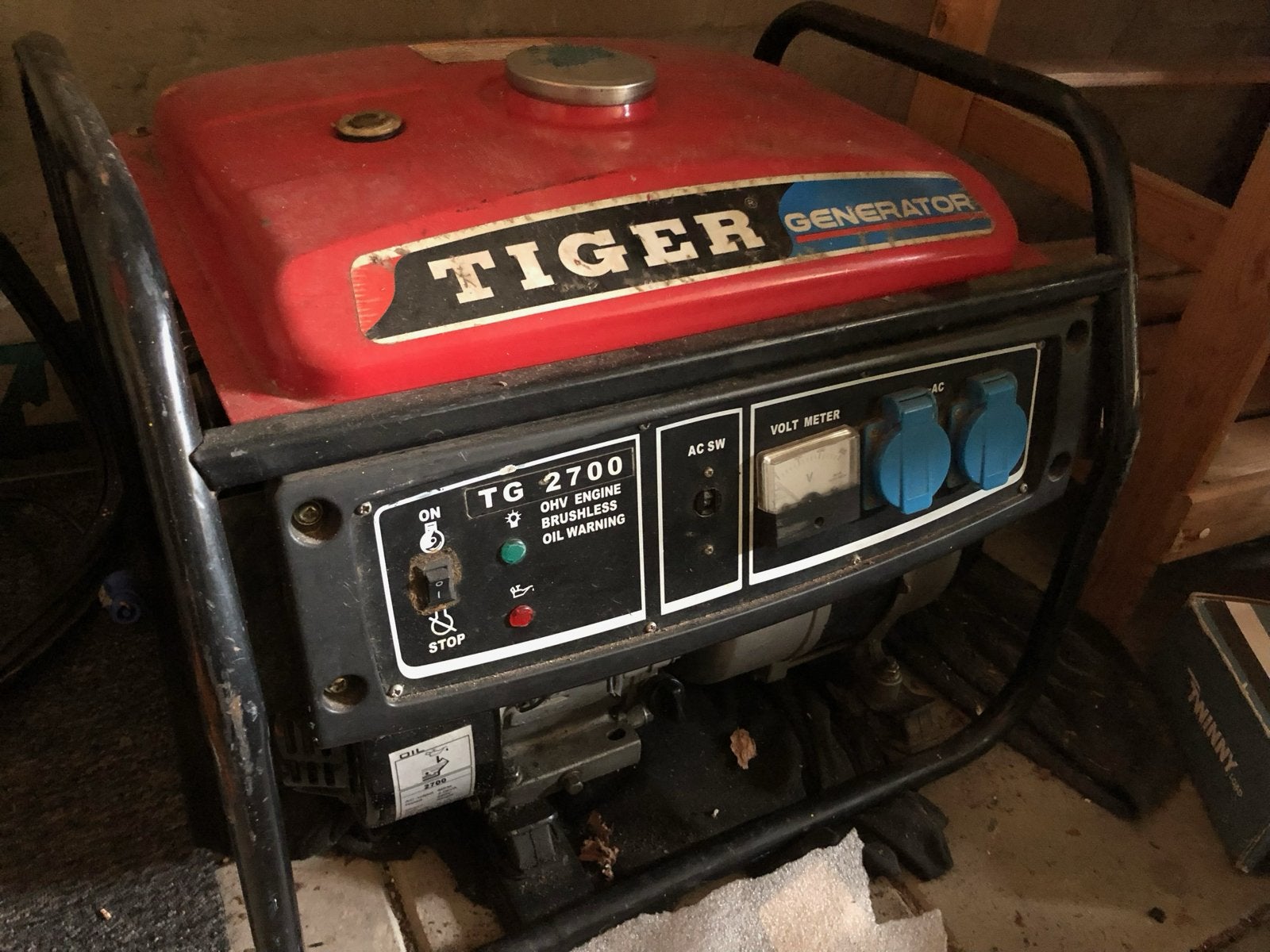 Tiger TG 2700 Benzine Generator - Gebruikt, Ophalen, Gebruikt