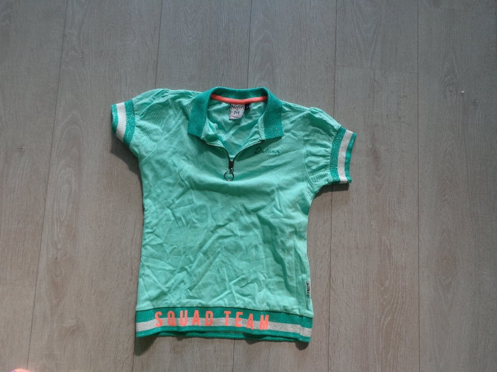 mintgroene meisjest-shirt van Retour, maat 9/10/134/140, Ophalen of Verzenden, Zo goed als nieuw, Meisje, Shirt of Longsleeve