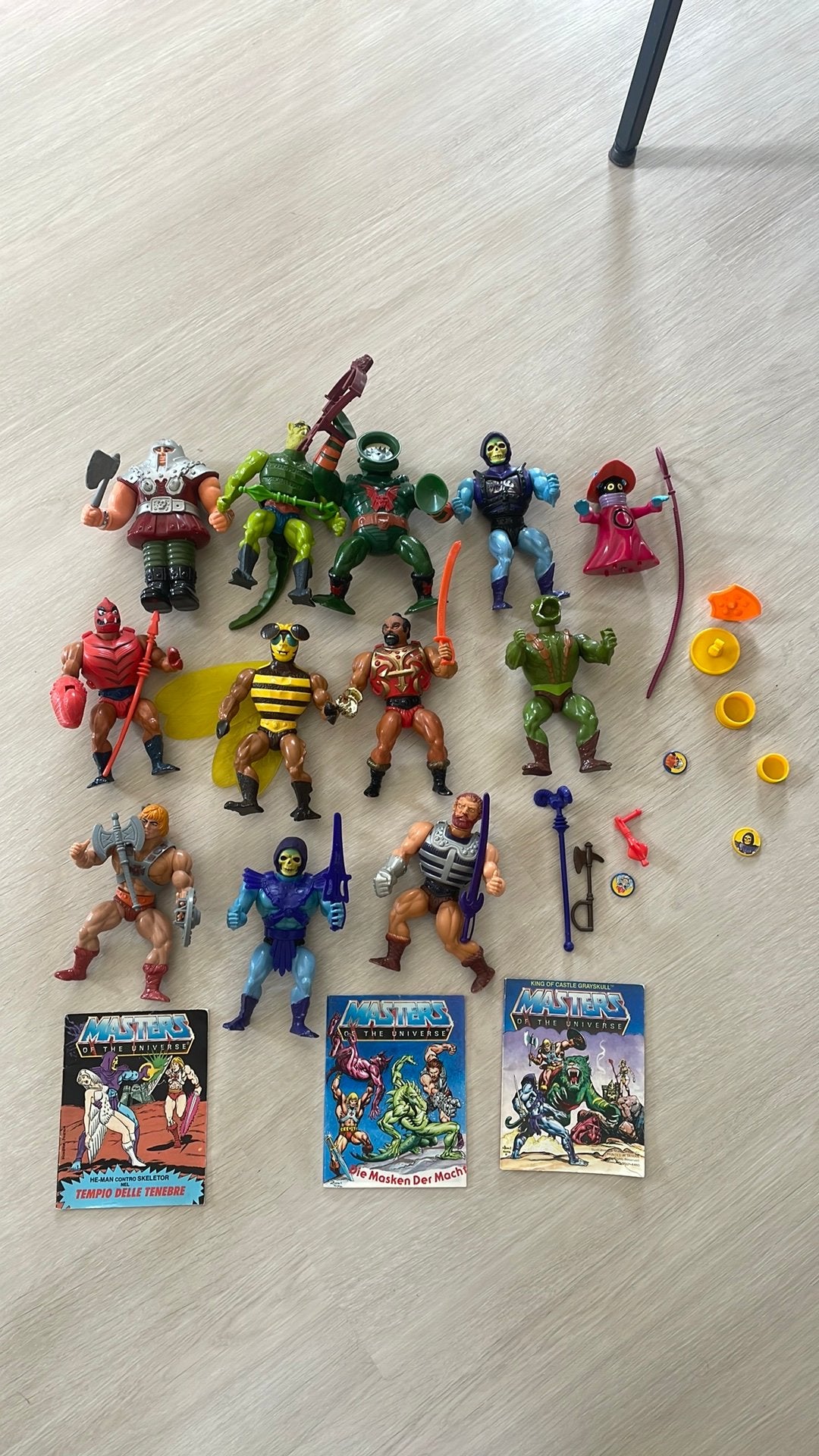 He man poppen he-man poppen met wapens, Verzenden, Gebruikt