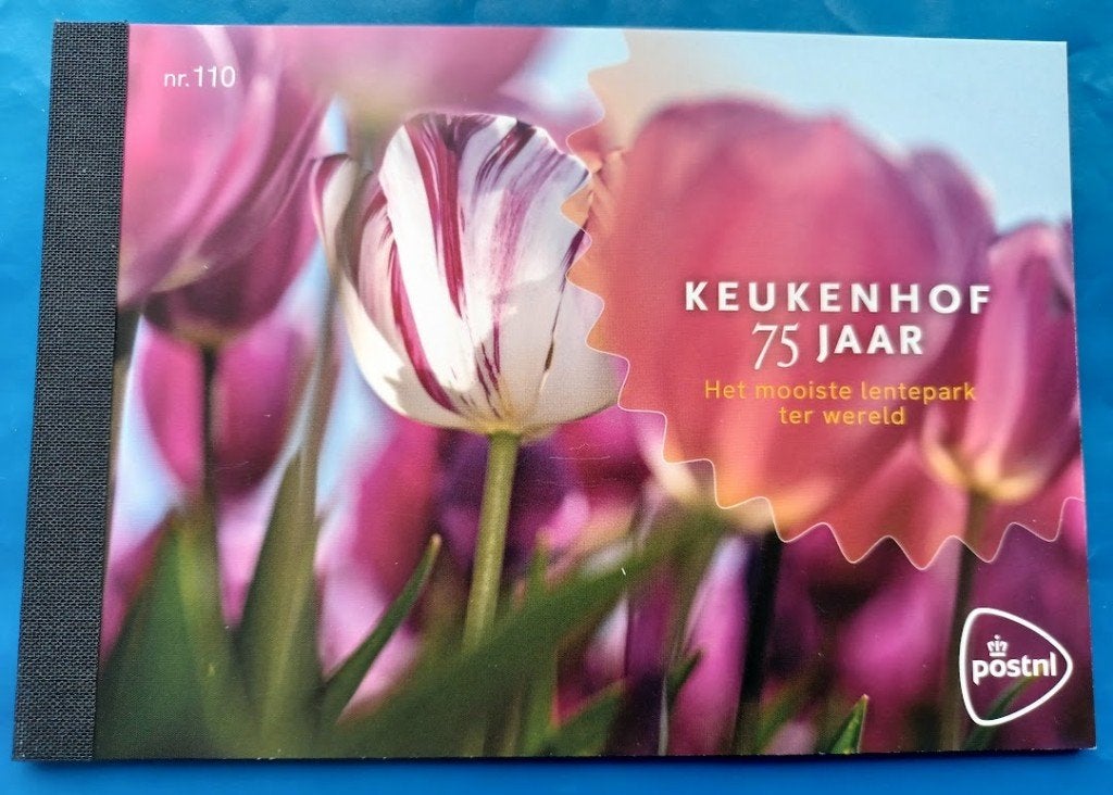 Prestigeboekje 110 Keukenhof 75 jaar - 2024, Postzegels en Munten, Postzegels | Nederland, Verzenden, Na 1940, Postfris