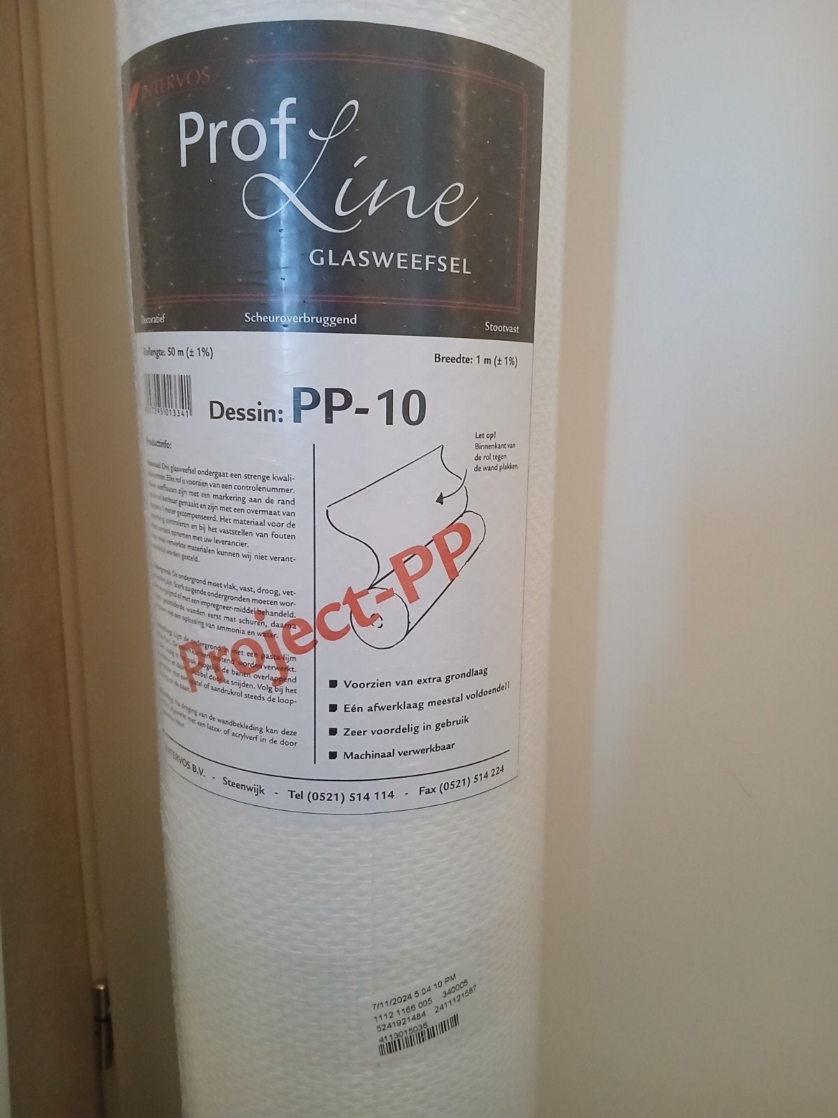 Prof Line Glasweefsel PP-10 - 50 meter *Nieuw*, Ophalen, Nieuw, Overige typen