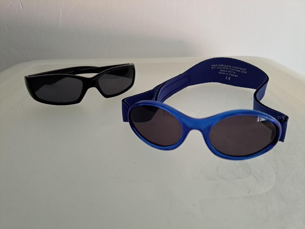 Zonnebril kind met bandje Kidz Banz 2-5 jaar, Ophalen of Verzenden, Gebruikt, Kidz Banz