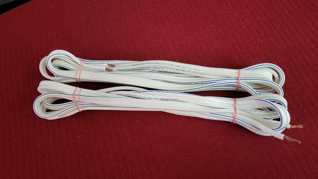 7 meter Dikke set OFC speakers-draad, Ophalen of Verzenden, Zo goed als nieuw, 5 tot 10 meter, Luidsprekerkabel