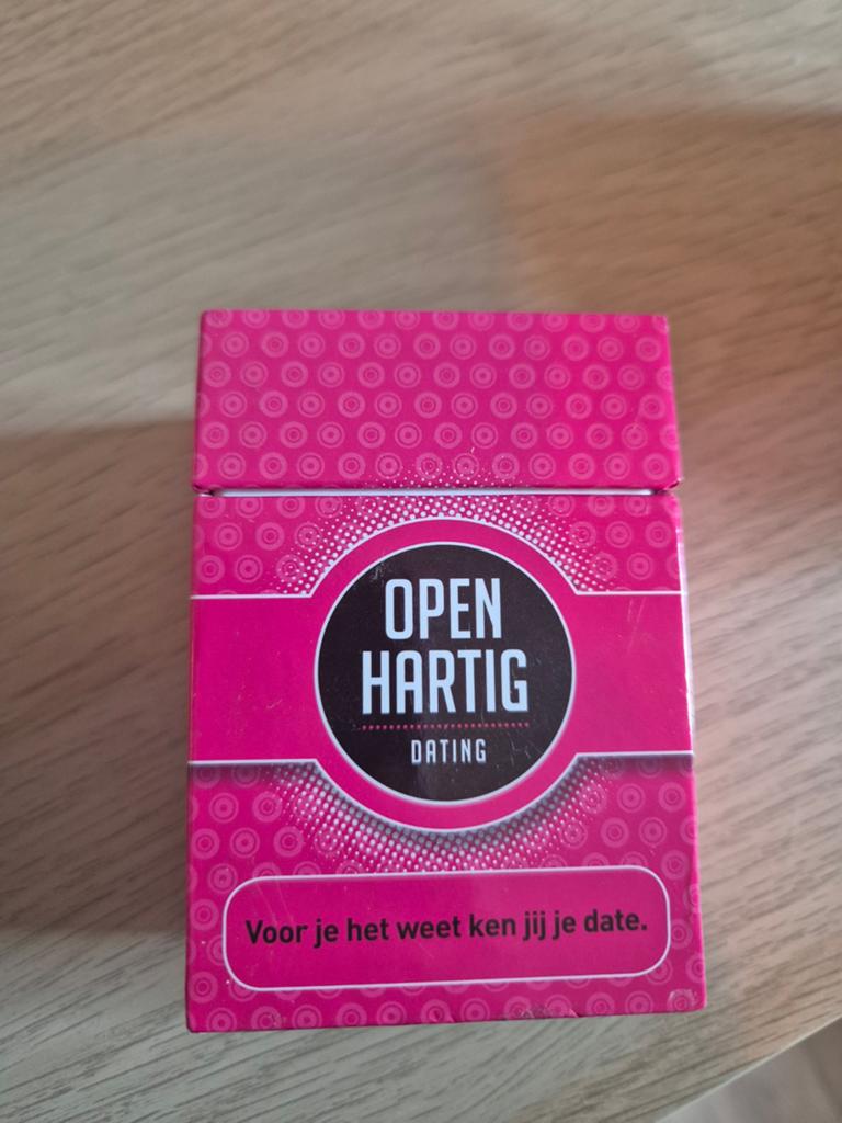 Openhartig Dating Kaartspel - Leer je date kennen!, Een of twee spelers, Verzenden, Zo goed als nieuw, Onbekend van Openhartig