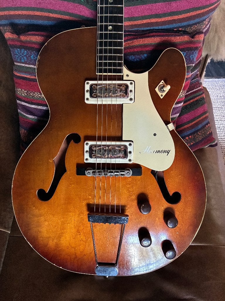 Harmony Rocket H54 uit 1966, Ophalen of Verzenden, Gebruikt, Hollow body, Overige merken