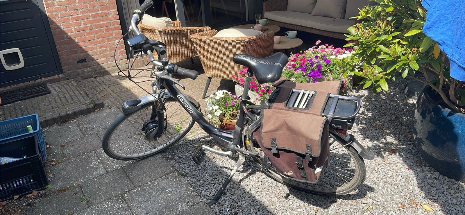 Elektrische dames fiets, Fietsen en Brommers, Ophalen, Minder dan 10 versnellingen, Gebruikt, 51 tot 55 cm