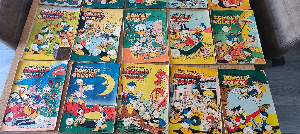 donald duck 1955 SPOTPRIJS, Boeken, Stripboeken, Gelezen, Ophalen of Verzenden, Donald Duck, Meerdere stripboeken