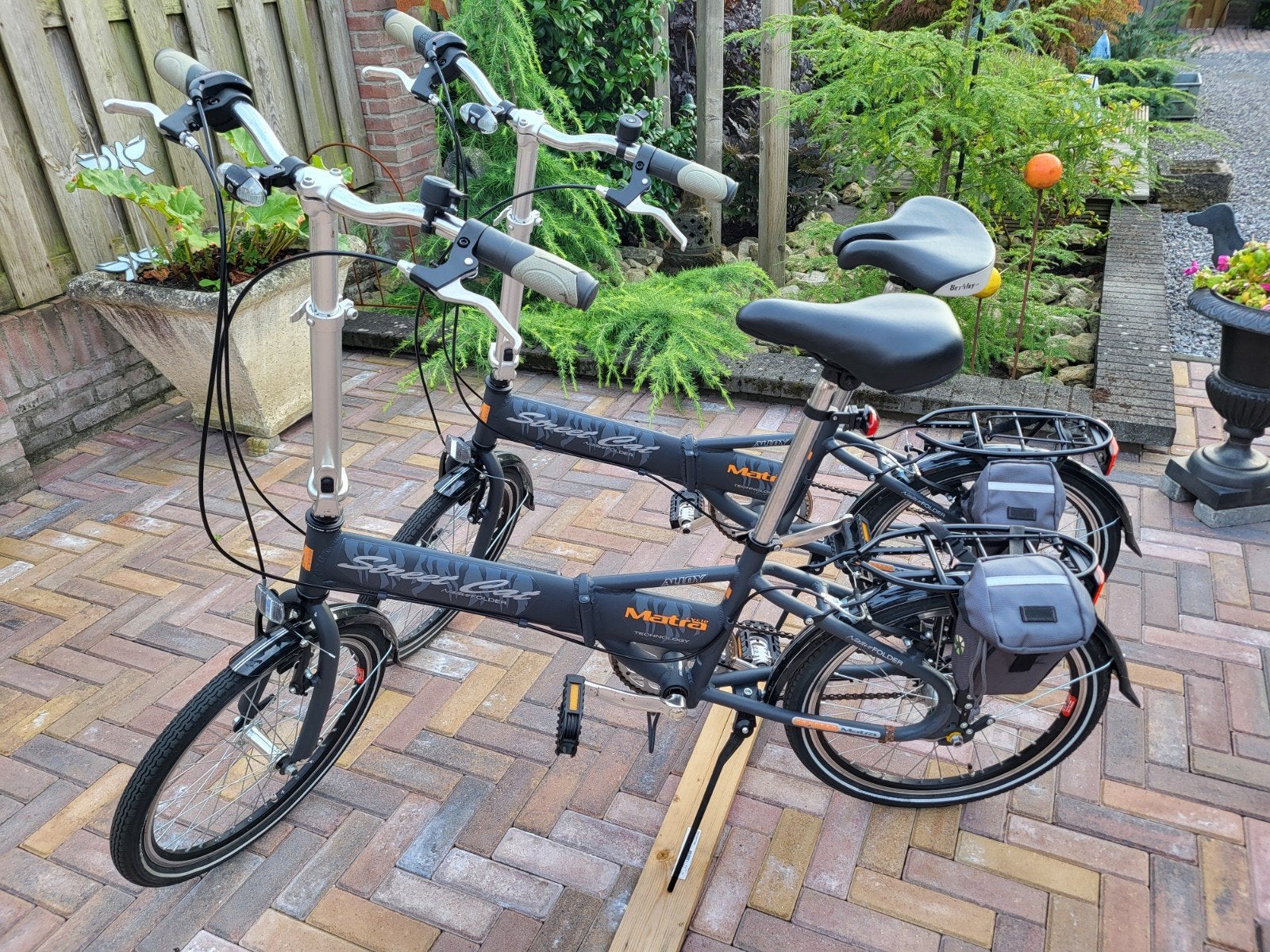 twee vouwfietsen, Fietsen en Brommers, Fietsen | Vouwfietsen, Ophalen, Gebruikt, Totaal opvouwbaar, Versnellingen