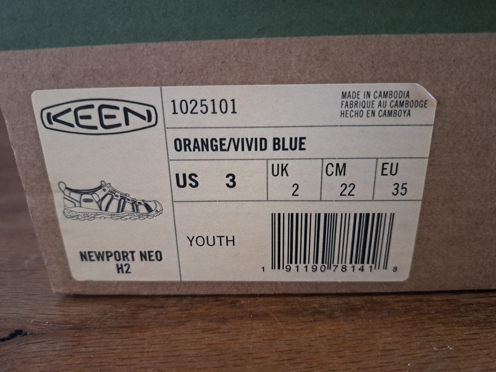 Nieuwe!! Keen Newport NEO H2 sandalen, maat 35, oranje/blauw, Keen, Jongen of Meisje, Overige typen, Nieuw