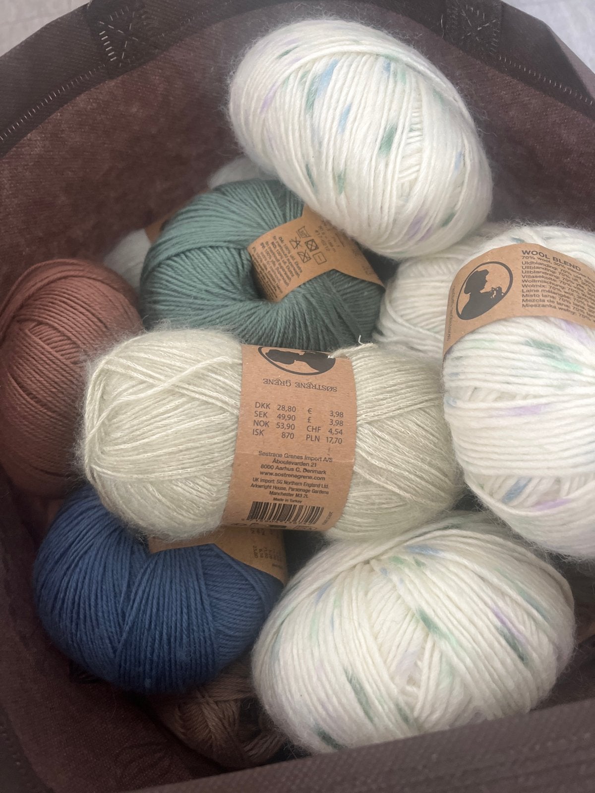 Groot pakket diverse wol en garen - Kid Mohair, Superwashed, Ophalen, Nieuw, Breien of Haken, Wol of Garen
