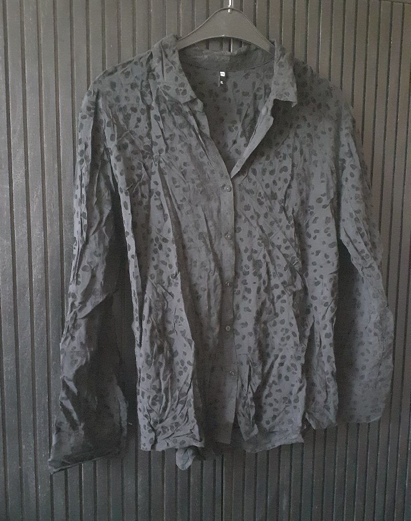 Dames Blouse maat XL, Zwart, Maat 46/48 (XL) of groter, Ophalen of Verzenden, Zo goed als nieuw
