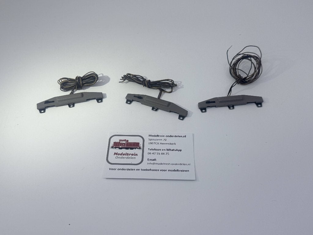 Fleischmann - 3x univisersele wisselaandrijvingen, Gebruikt, Gelijkstroom, Fleischmann, Rails