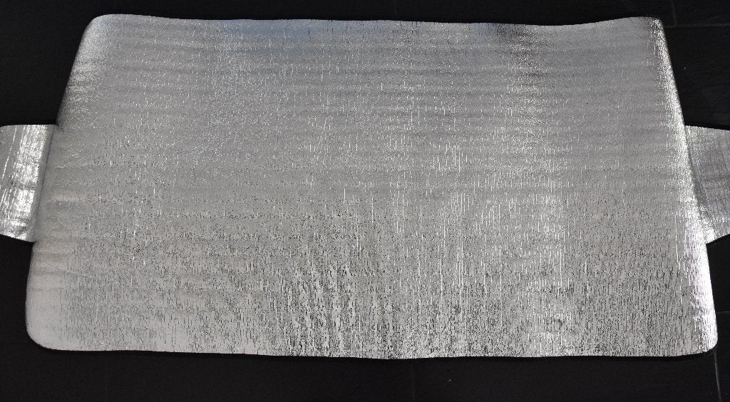 Auto voorruit zonnescherm met elastiek anti-vorst aluminium, Ophalen of Verzenden, Zo goed als nieuw