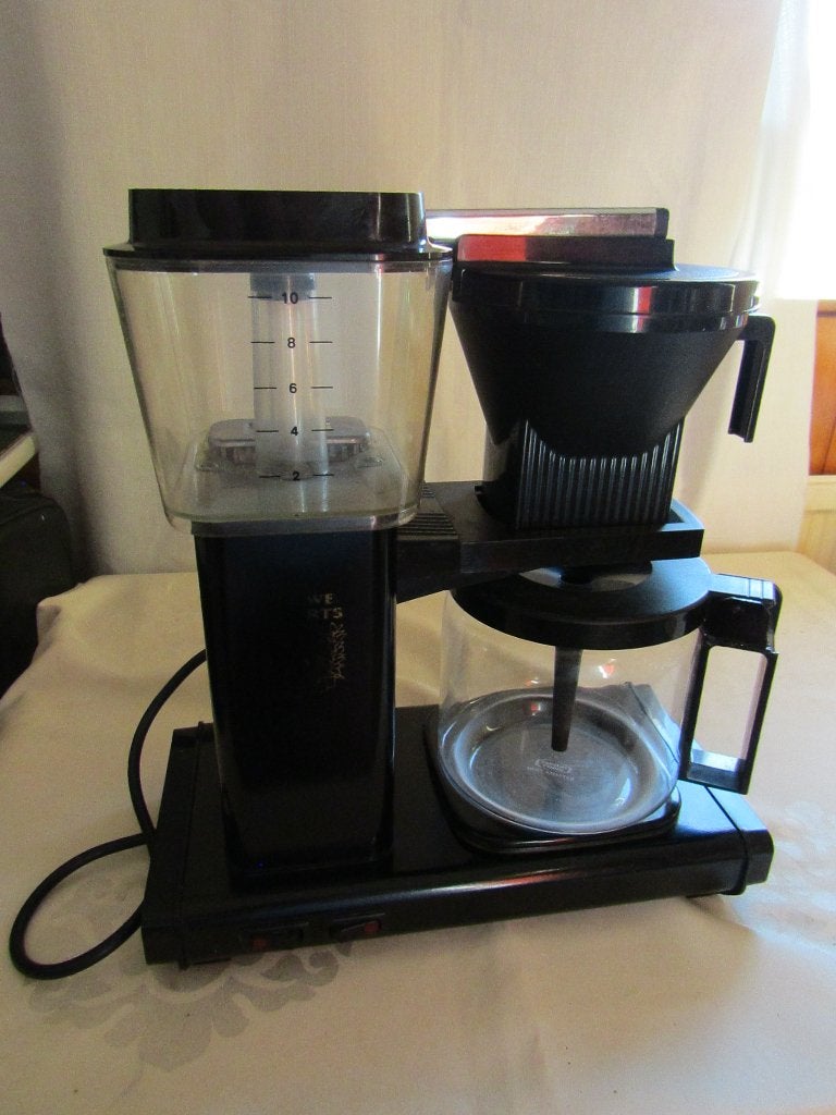 Koffiezet apparaat, Ophalen, Gebruikt, Koffiemachine, Gemalen koffie