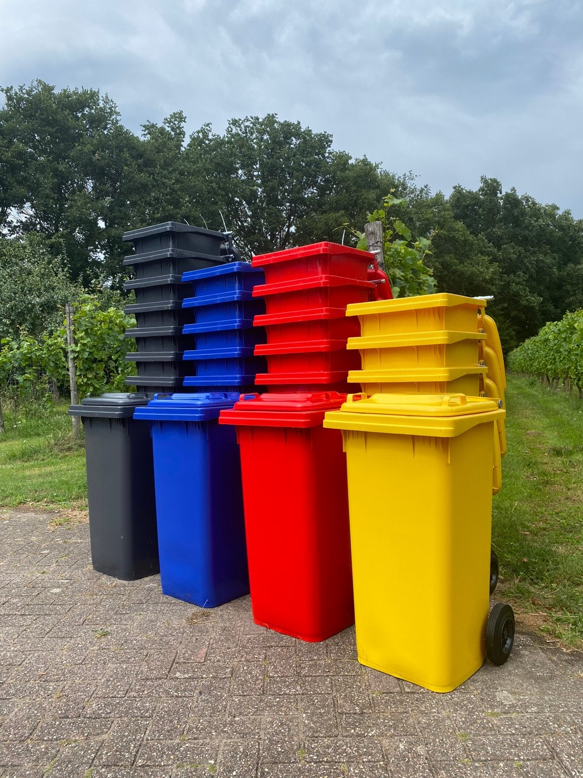 120L, kliko, afvalcontainer, vuilnisbak, 40 liter of meer, Ophalen of Verzenden, Zo goed als nieuw, Kunststof