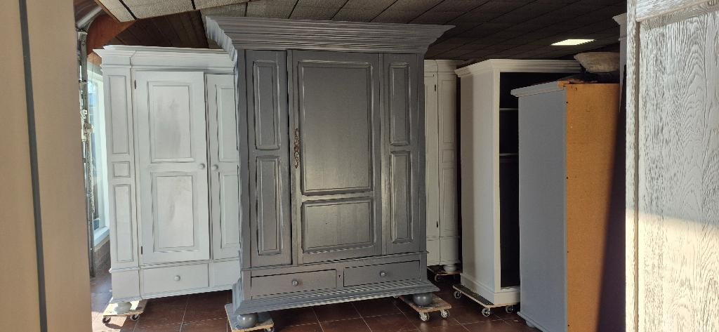 Broodkasten, kamerkasten brocante buffetkasten eiken kasten, Ophalen of Verzenden, Zo goed als nieuw, 25 tot 50 cm, 200 cm of meer