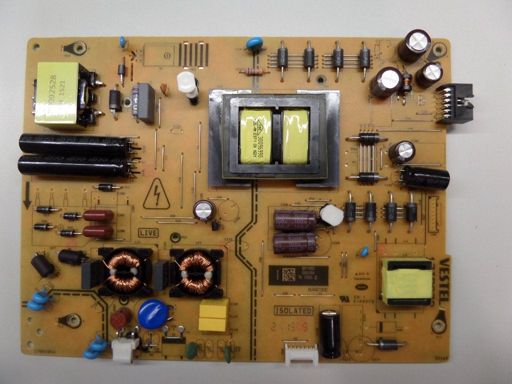medion/vestel tv mainboard + voeding, Ophalen, Zo goed als nieuw