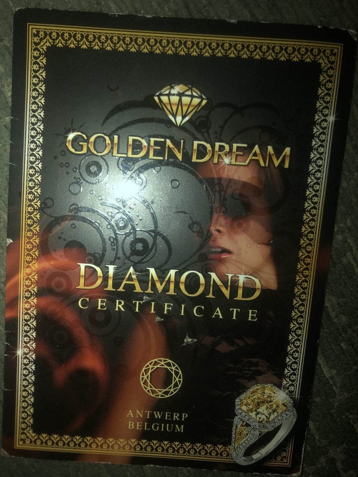GOUDEN DAMES RING SLANG MET STEENTJES, Ophalen of Verzenden, Goud, Goud, Dame