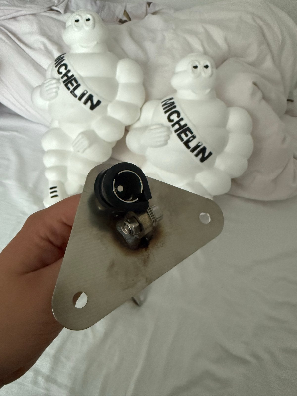 *NIEUW* Set van 2 Michelin poppen. Met ba15 fittingen, Ophalen, Nieuw