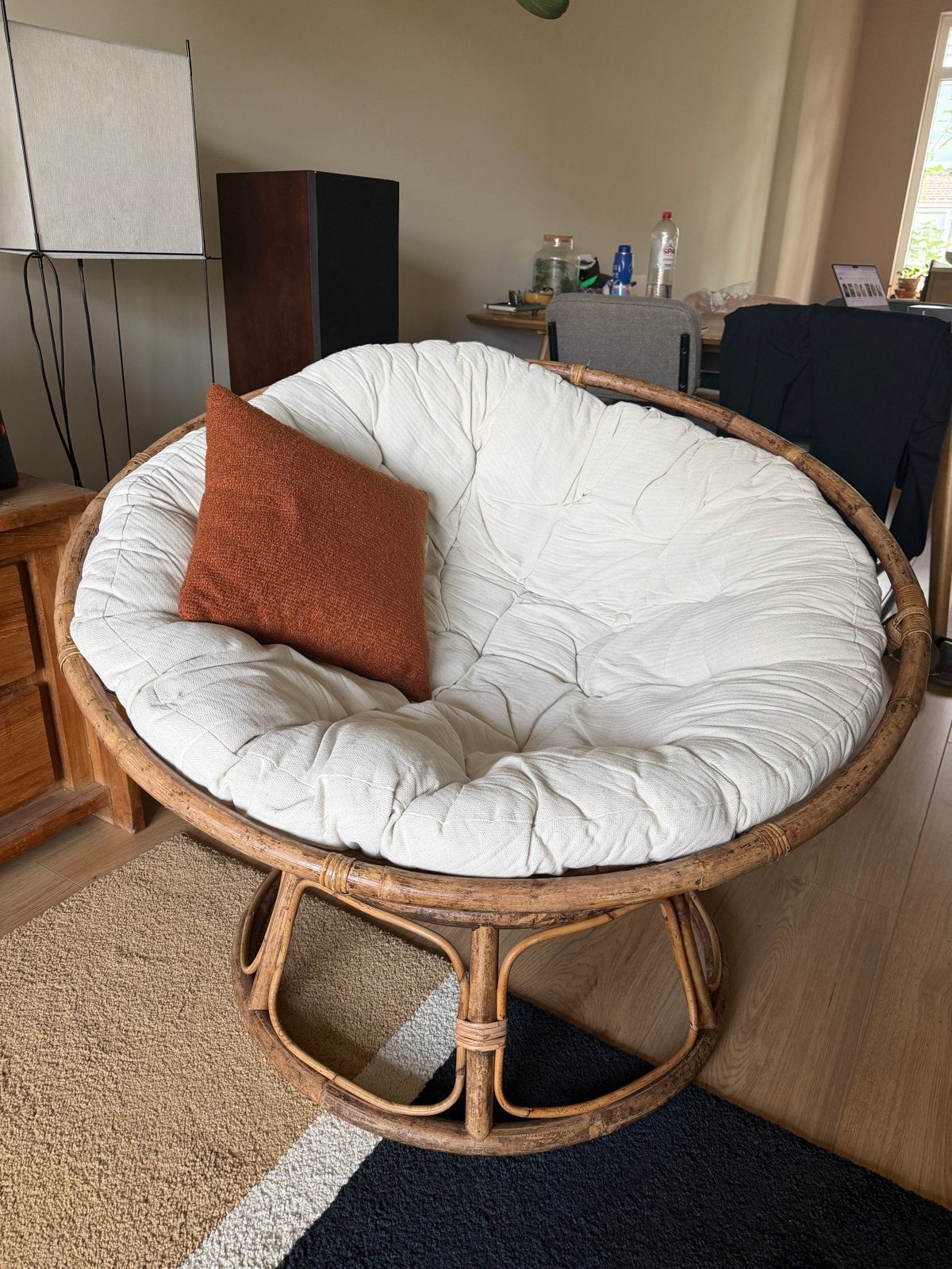 Papasan stoel - Rotan fauteuil, Ophalen, Gebruikt, Overige kleuren, Riet of Rotan