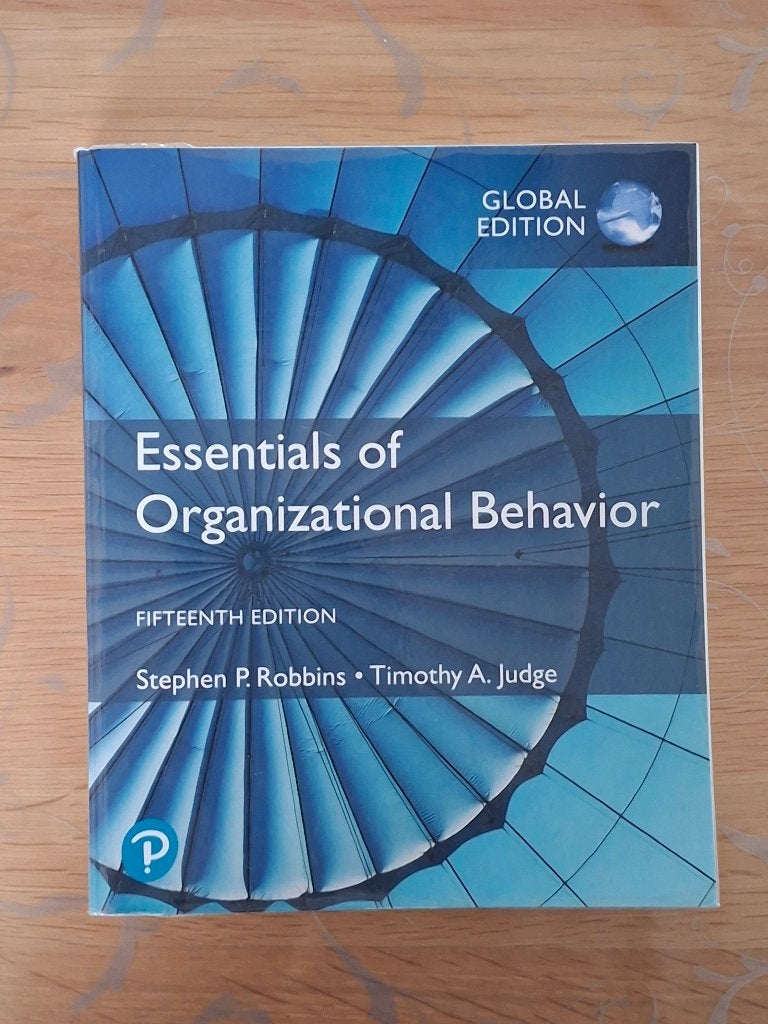 Essentials of Organizational Behavior – 15th Edition, Ophalen of Verzenden, Zo goed als nieuw, Overige niveaus
