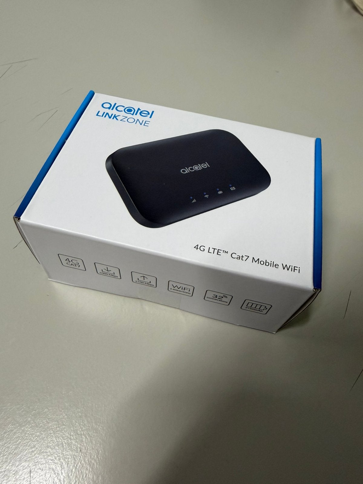 *Nieuw* Alcatel - Link Zone Modem Mobile 4G, LTE (CAT.7), Ophalen of Verzenden, Nieuw, Router