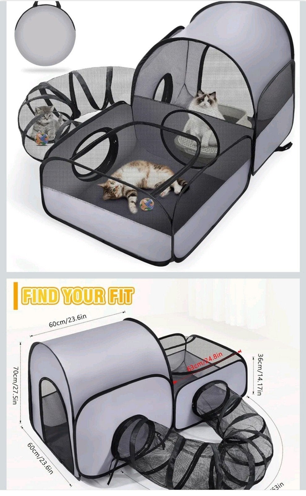 Prachtige opvouwbare kittenren NIEUW, Ophalen of Verzenden, Nieuw