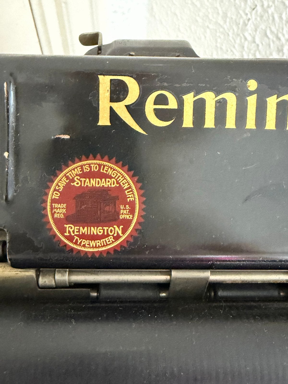 Antieke Remington typemachine 1920-1930, Ophalen