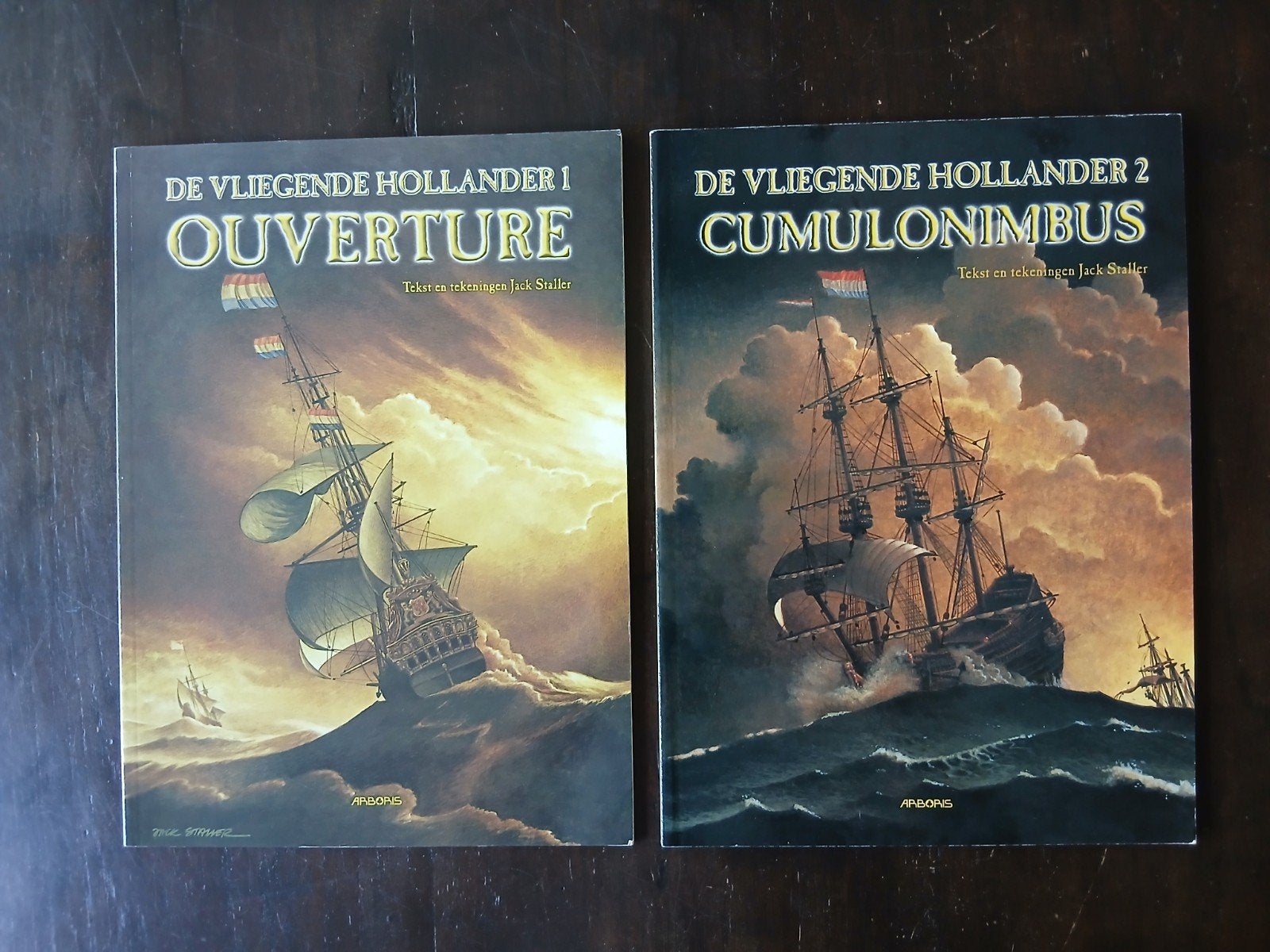 De Vliegende Hollander 1 & 2 - Stripboekenreeks, Meerdere stripboeken, Ophalen of Verzenden, Zo goed als nieuw, Jack Staller
