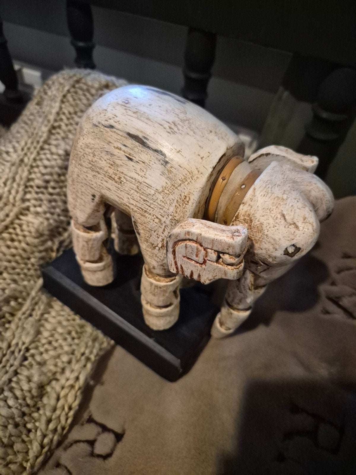 Decoratieve Houten Olifant - Handgesneden, Ophalen of Verzenden