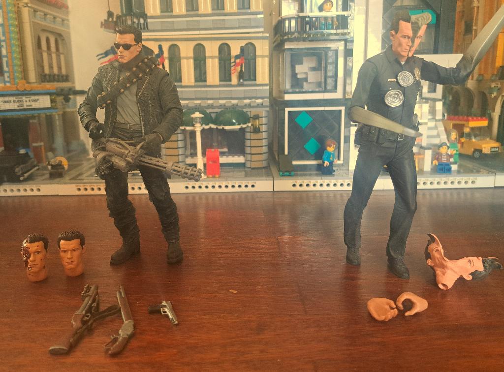 Terminator figures, Ophalen of Verzenden, Zo goed als nieuw, Film, Actiefiguur of Pop