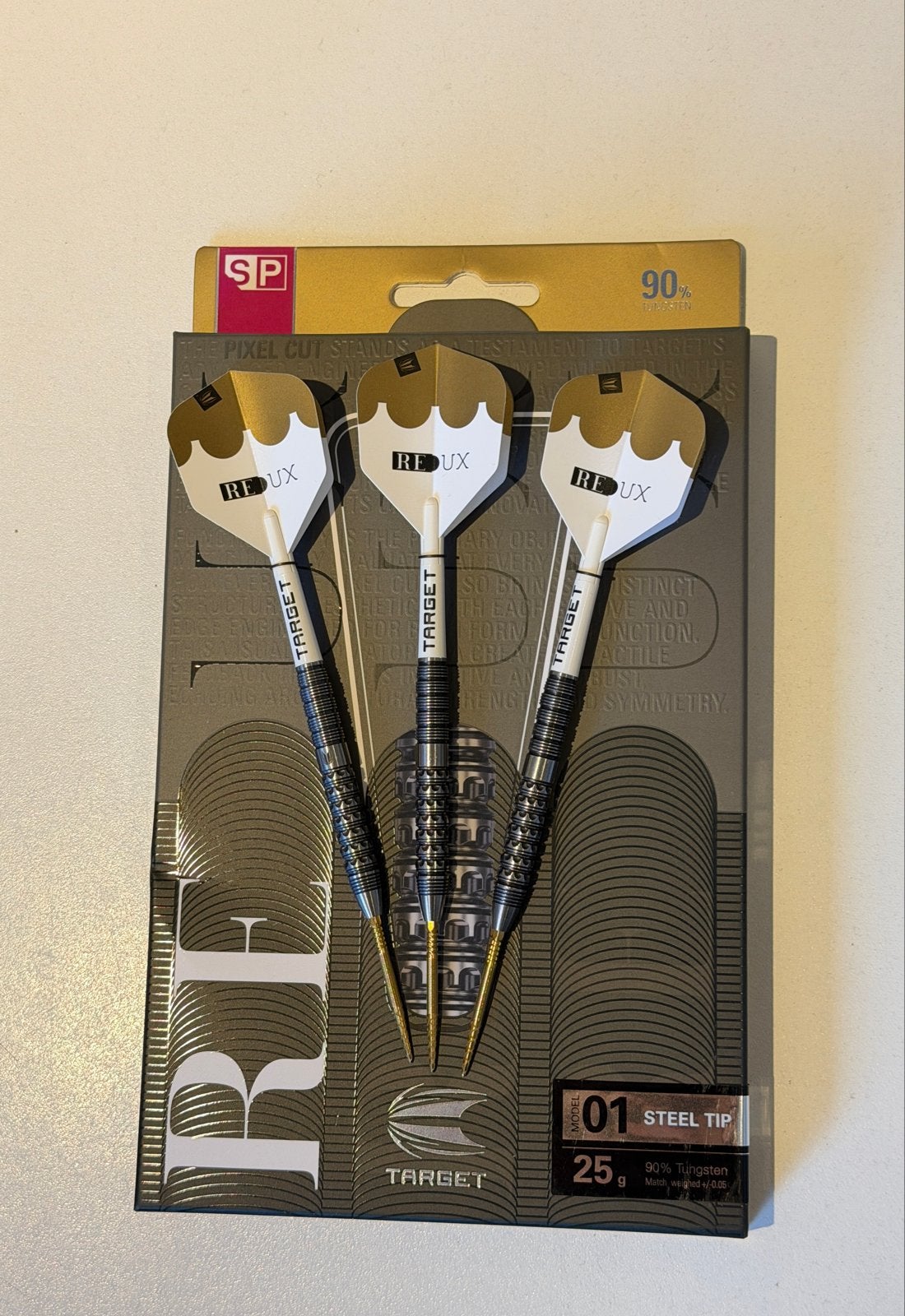 Target Redux 01 Swiss Point 90% - Dartpijlen 25 gram, Ophalen, Nieuw, Pijlen