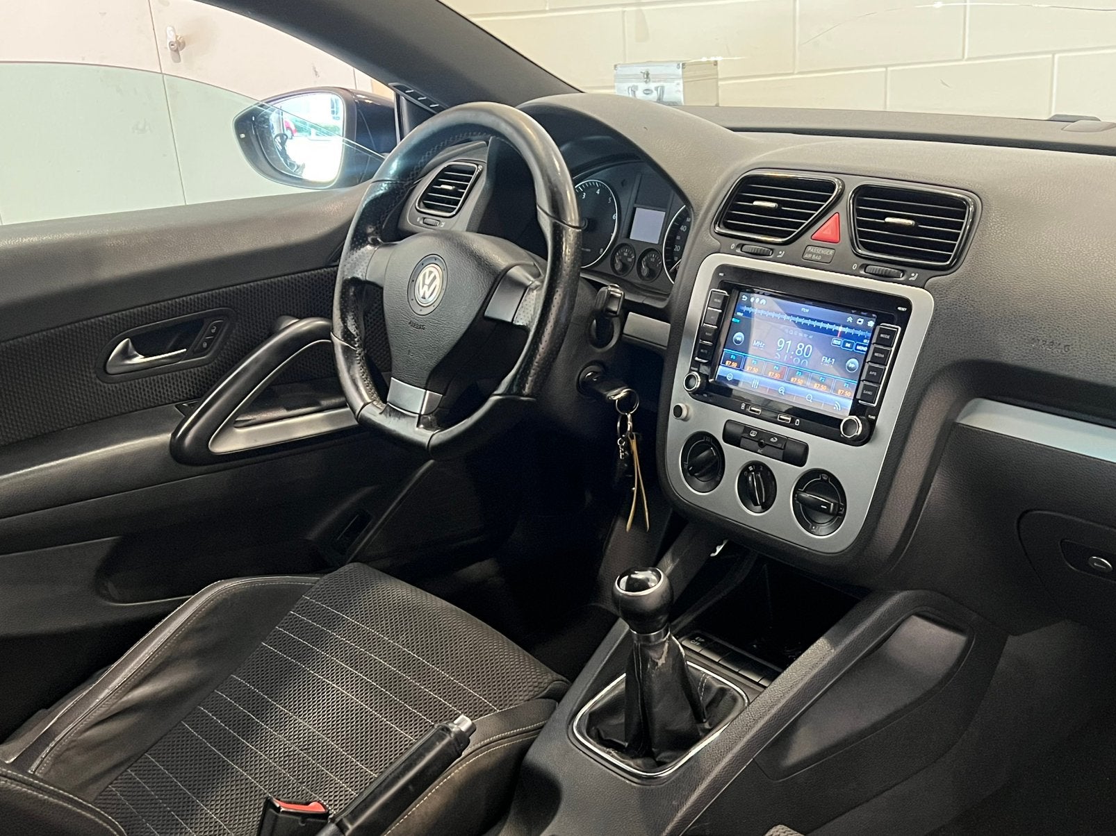 Zwarte Volkswagen Scirocco 1.4 TSI ABT Sportief/BlackLine!, Voorwielaandrijving, Zwart, 4 cilinders, Zwart
