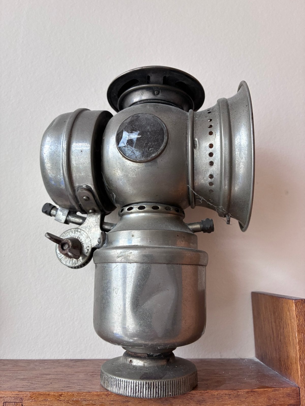 Antieke carbid fietslamp, Antiek en Kunst, Ophalen of Verzenden