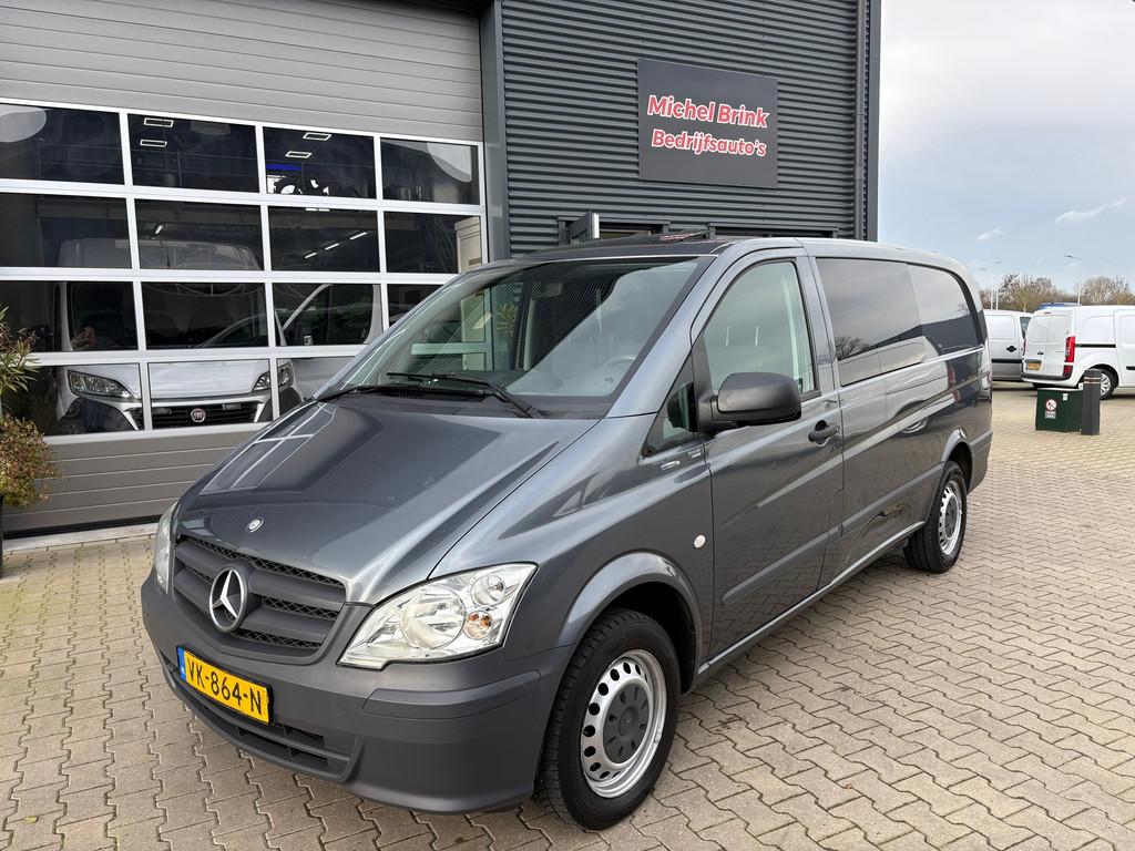 Mercedes-Benz Vito 110 CDI 320 Lang Dubbele Cabine, Auto's, Bestelauto's, Bedrijf, Te koop, ABS, Airconditioning, Centrale vergrendeling