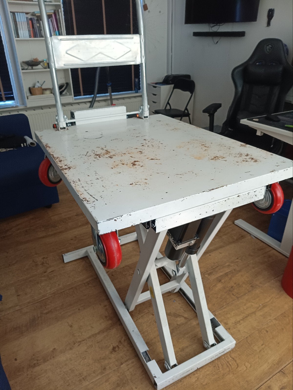 Elektrische heftafel / heftrolley - 200 kg hefvermogen, Ophalen, Elektrisch