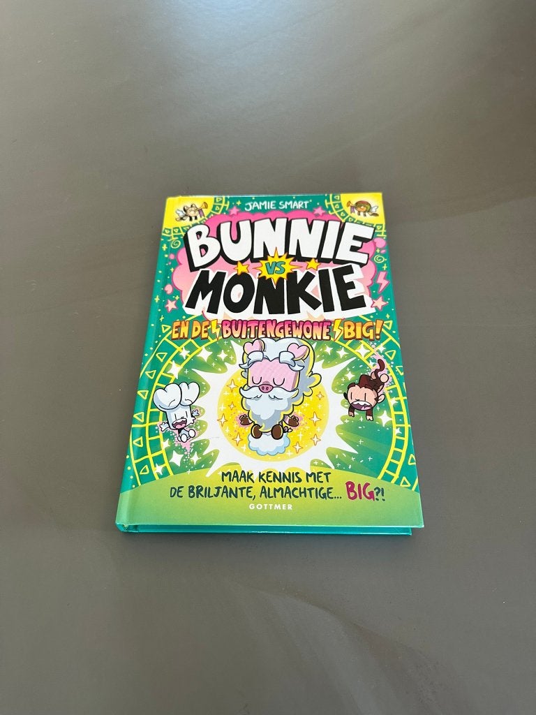 Bunnie vs Monkie en de buitengewone big (deel 8), Fictie algemeen, Nieuw, Ophalen of Verzenden, Jamie Smart
